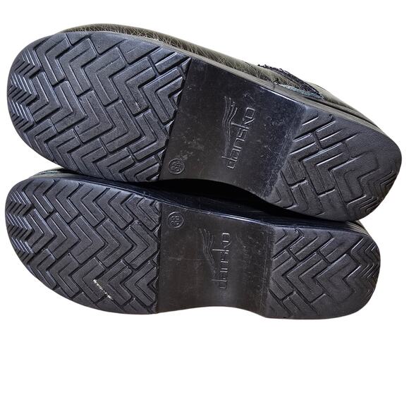 Dansko Black Gold Scribble Professional Comfort Clog Size 38 US Womens7.5 - Picture 7 of 8